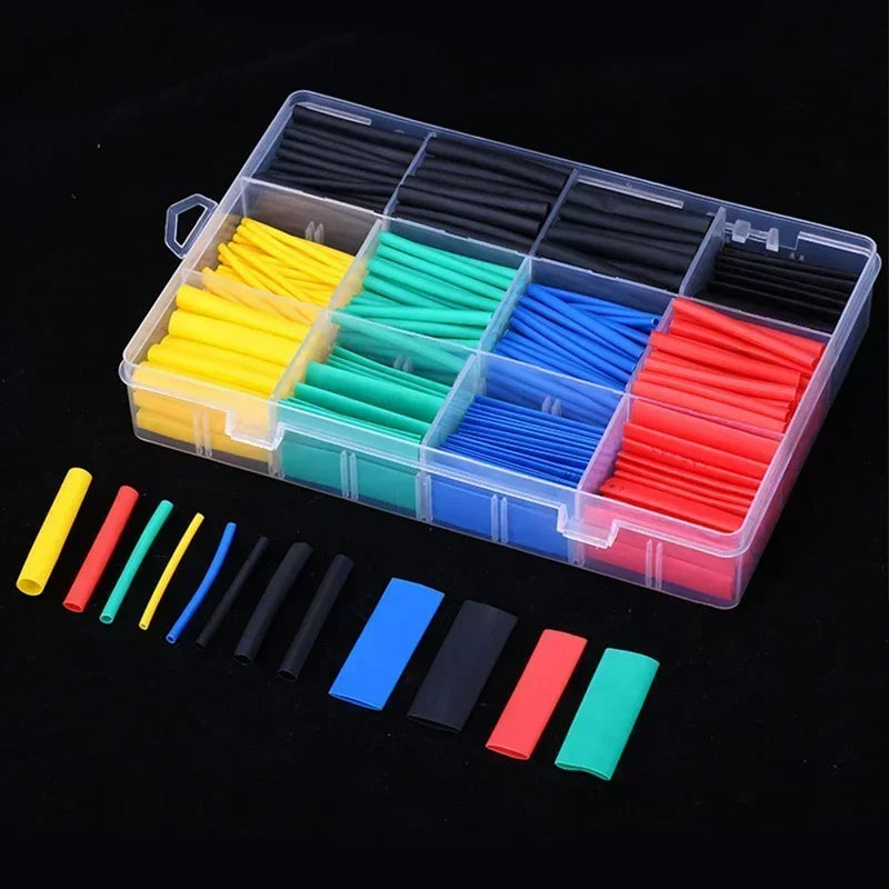 Thermal-Activated Cable Sleeve Shrinkable Wire Protector Kit Insulation Tubes for DlY Proiects Automotive Electronics Repair Zpaxo