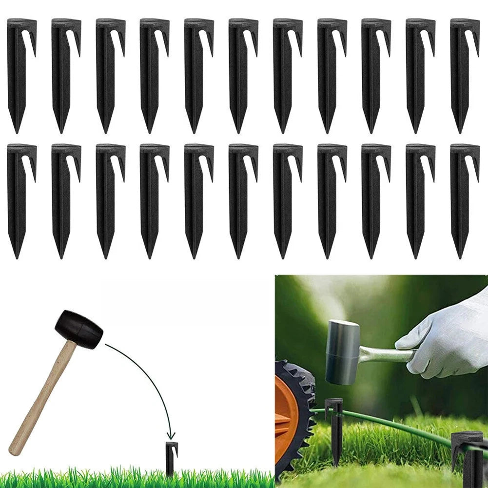 Environment-friendly Plastic Ground Pegs Boundary Wire Installation
