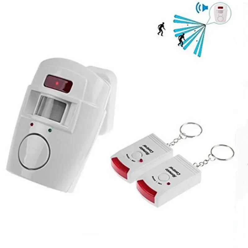 Wireless Motion Sensor Alarm Security Detector Indoor Outdoor Alert Zpaxo