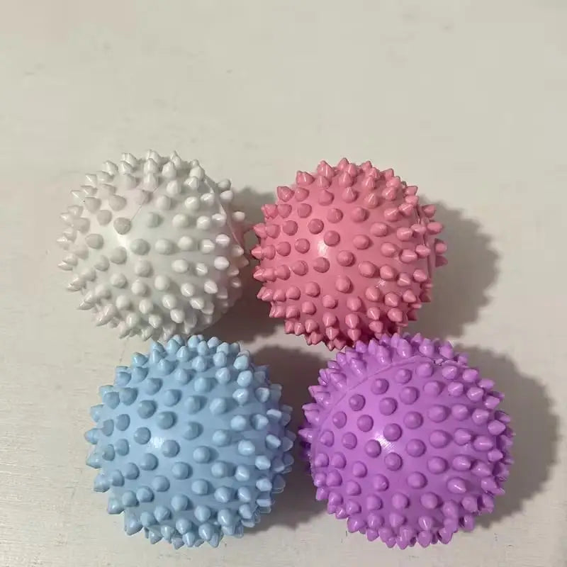 4-Pack Reusable Laundry Balls: Remove Hair, Soften, Anti-Tangle, Reduce Wrinkles, No Power Zpaxo