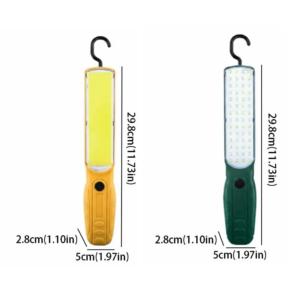 USB Rechargeable LED COB Torch Magnet Strong Handheld Floodlight Zpaxo