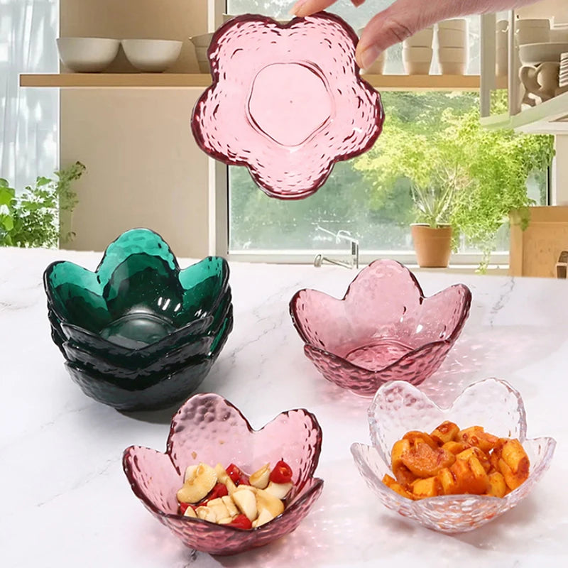 Acrylic Sauce Dish Creative Cherry Blossoms Serving Dishes Small Zpaxo