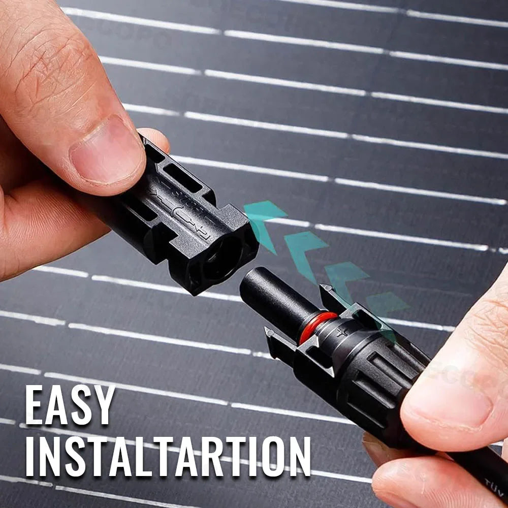 SOECOPO 1 2 MC 4 Cable Branch Connector Multiple Solar Panels