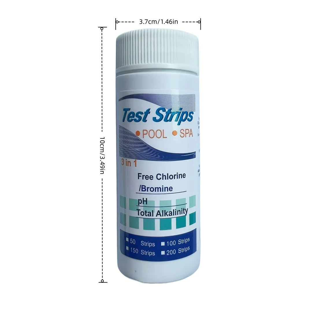 Chlorine PH Test Strips SPA Swimming Pool Aquarium Fish Tank Water