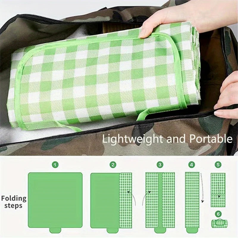 Waterproof Beach Mat Folding Mattress Portable Lightweight Picnic Mat ﻿Large Outdoor Camping Mat Zpaxo