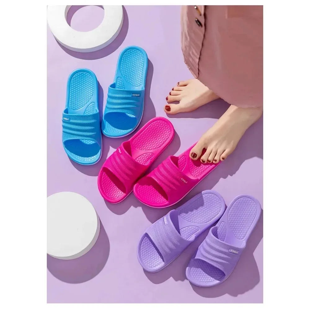 Soft Comfortable House Slippers Couple Women Men Anti-slip Bathroom