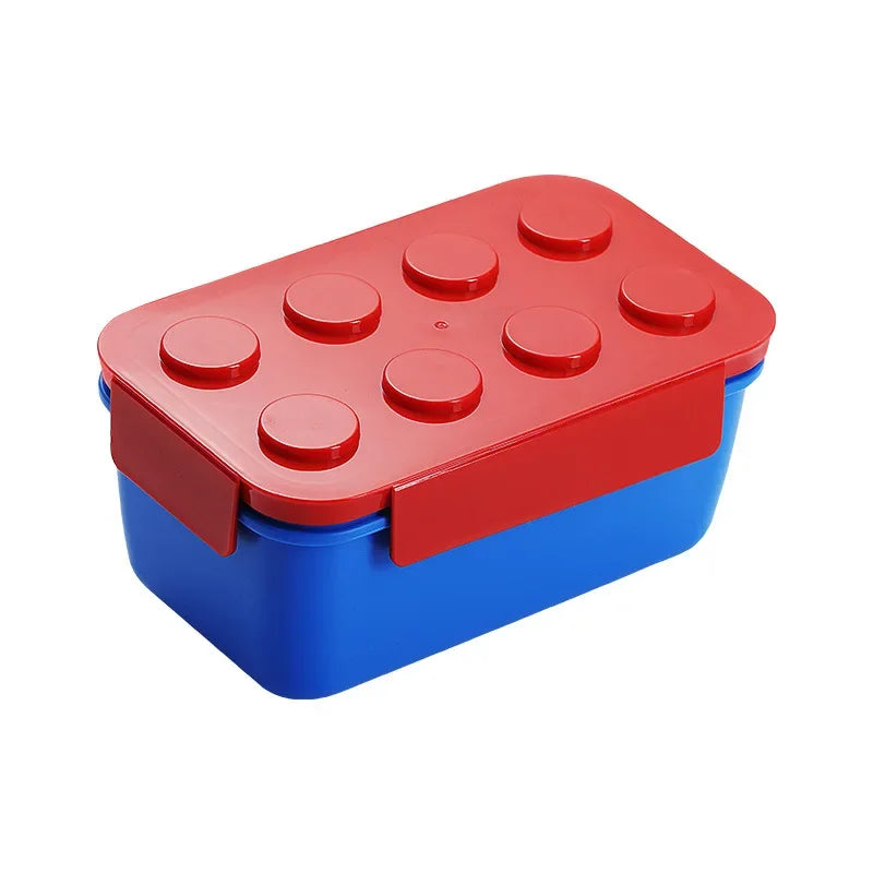 Kids Building Block Bento Lunch Box – Leakproof Microwave Safe Kids Bento Lunch Box Zpaxo