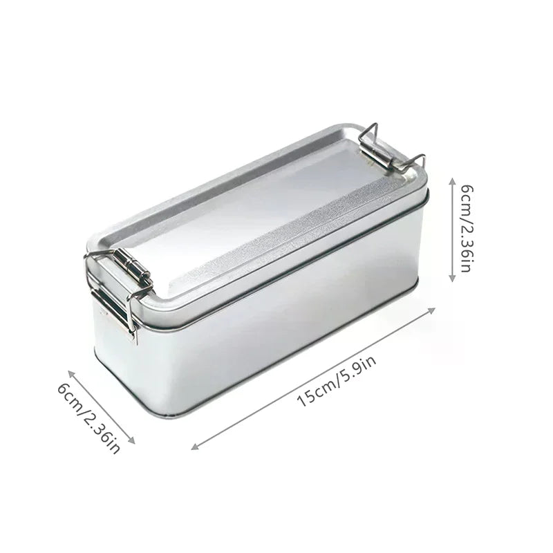 For Candy Coffee Tea Jewelry Chocolate Rectangular Tinplate Cookie Tins Box With Lid Dustproof Home Kitchen Desktop Storage Tin Zpaxo