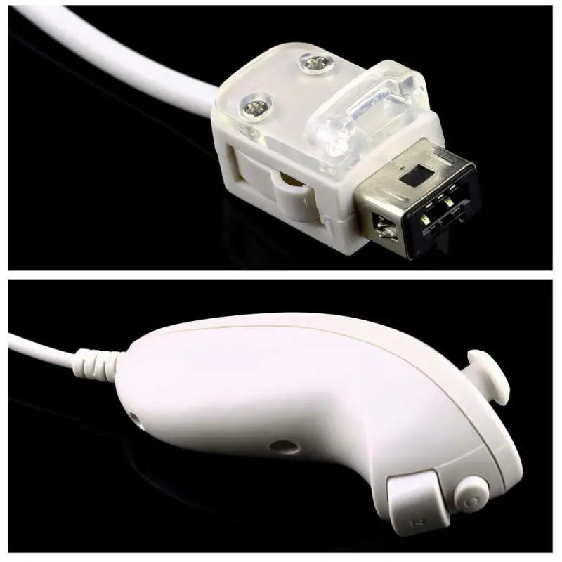 1 Pair Nunchuck Controller Motion Remote Wii Gamepad Nintendo Games