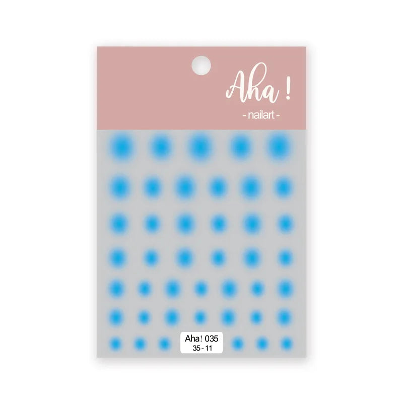 Colorful Transparent Gradient Nail Stickers Different Size Combinations Self-adhesive High Quality Nail Stickers Nail Art Deco Zpaxo 035-11