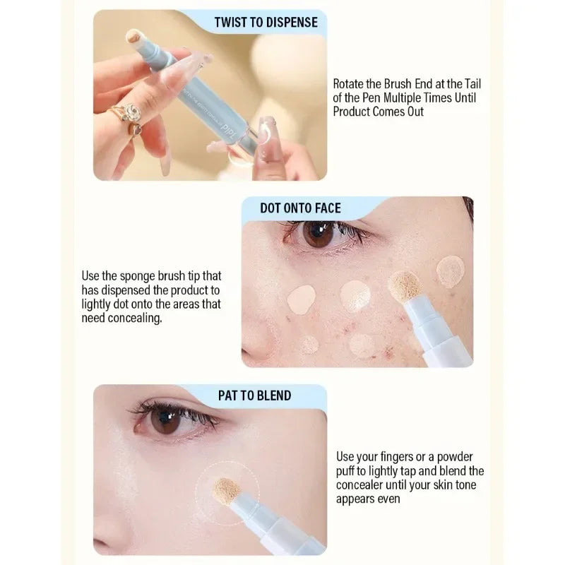 Liquid Concealer Pen Highlighter Stick Full Cover Contouring