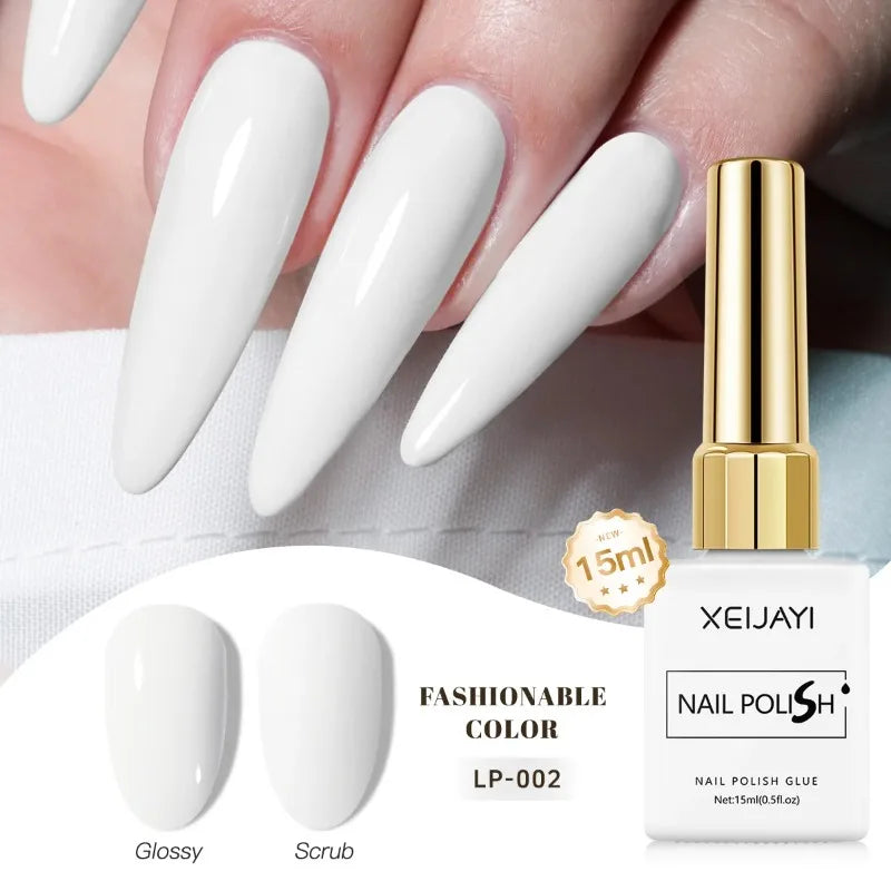 Colored Nail Varnish Gel 60 Colors Gloss Matte Ice-clear Nails Polish Zpaxo 02