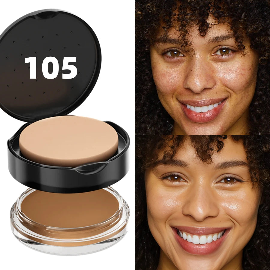 9-Color Coverage Foundation Concealer Cover Anti Dark Circle Freckle Zpaxo 105