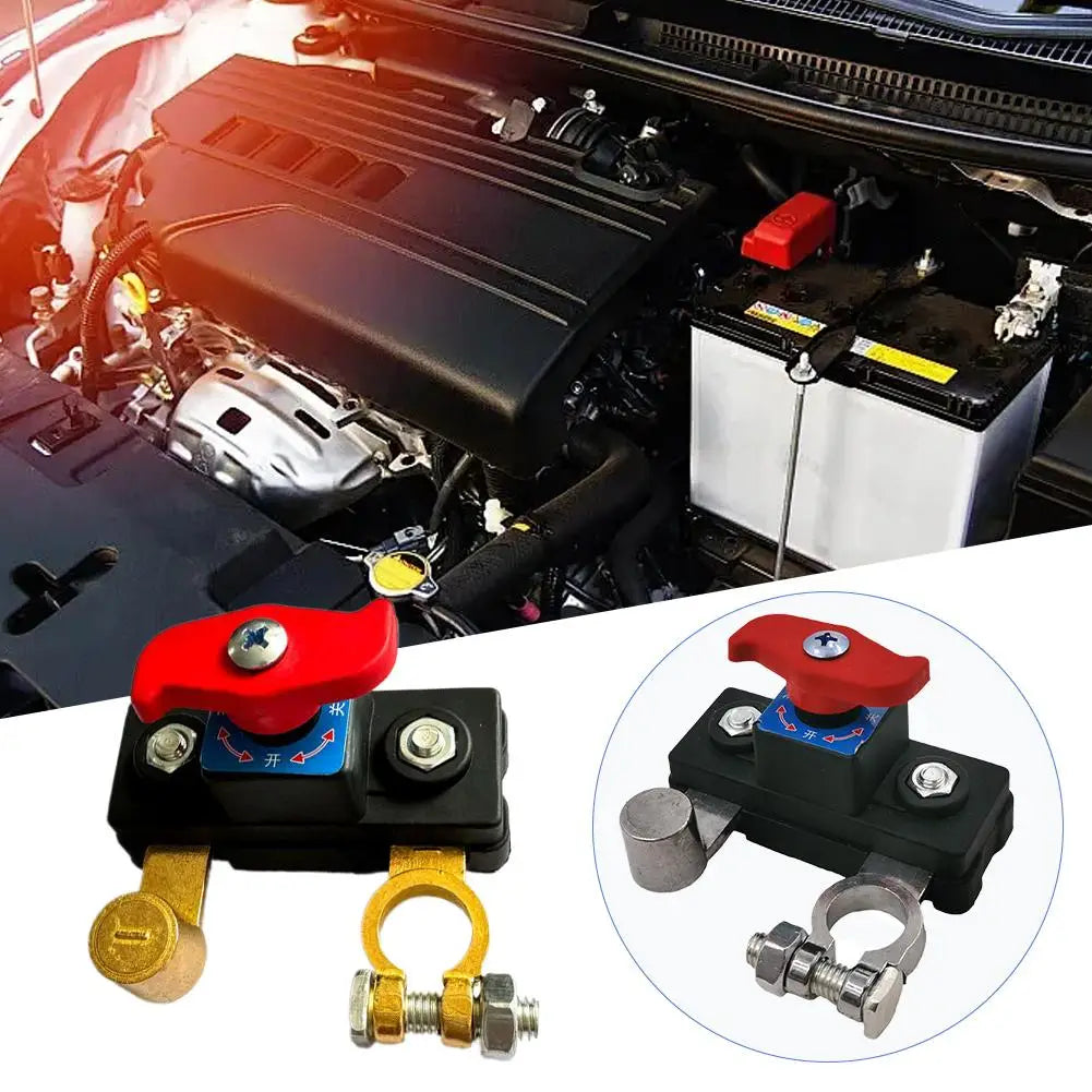 Car Battery Cut Off Disconnect Switch Isolator 12V/24V Battery Disconnect Switch Zpaxo