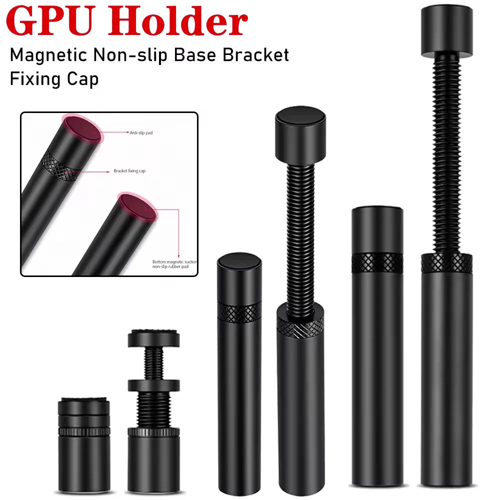 GPU Support Bracket | Vertical Telescopic Rotating Aluminum Stand GPU Support Bracket Zpaxo