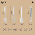 3 4 Silicone Baking Cake Cream Spatula Scraper Kitchen Household Egg Zpaxo A