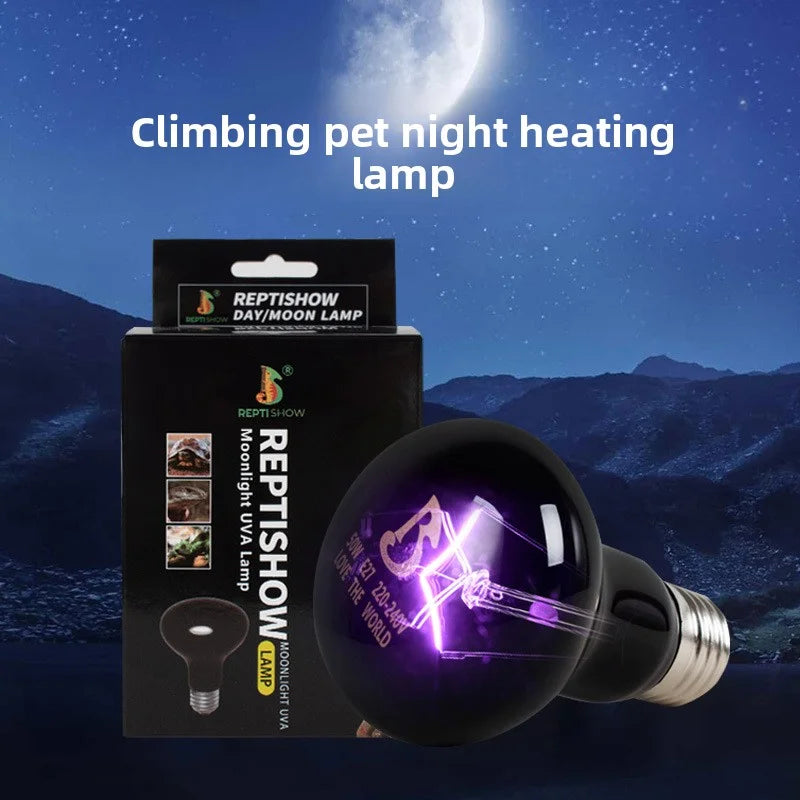 Reptile Moonlight Night Lamp – Chameleon & Lizard Heat Bulb