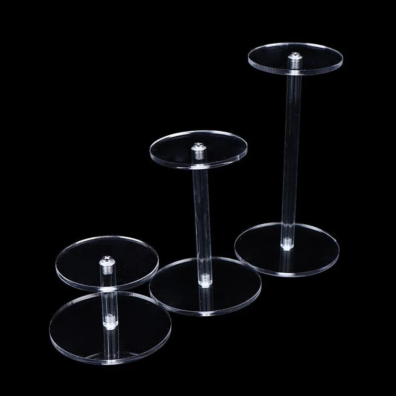 CMTransparent Acrylic Tiered Round Display Stand Anime Figures Model