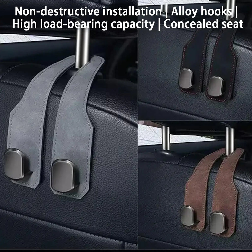 Car Headrest Hooks Hanger Multipurpose Adjustable for Bags Seat Back Organizer Holder Clips Auto Fastener Car Headrest Hook Zpaxo