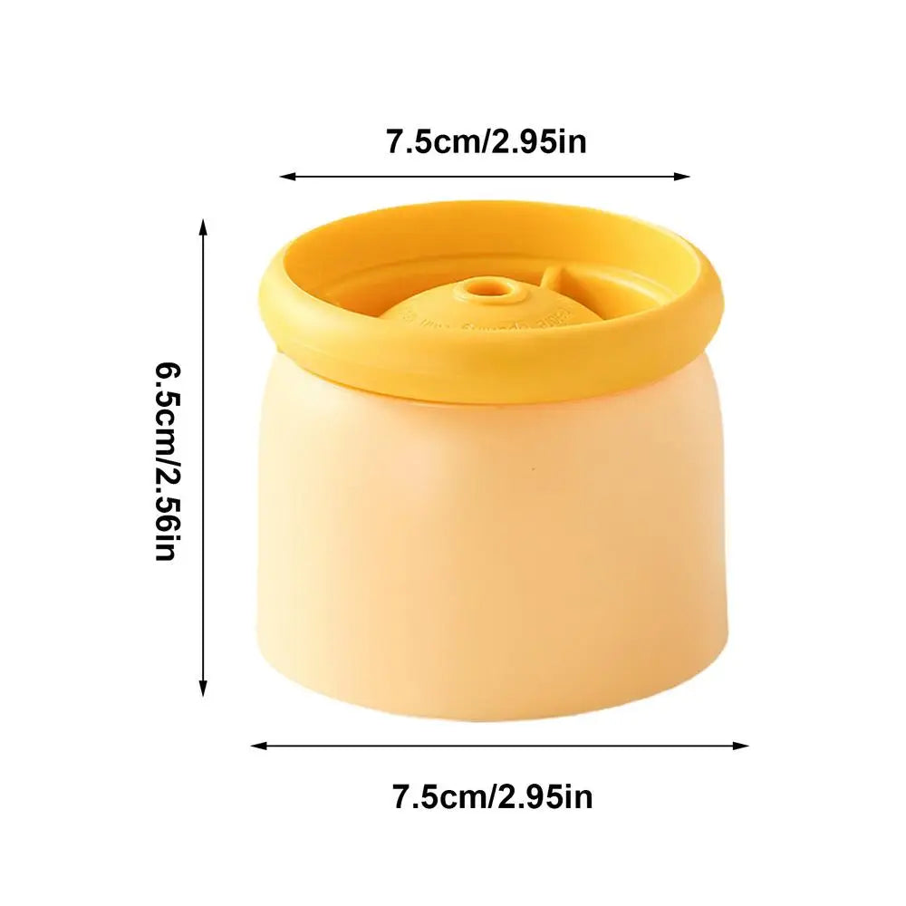 Ice Ball Mold Large Reusable Sphere Mould Circle Cubes Juice Beverage Zpaxo Yellow