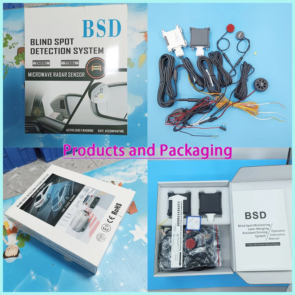 77Ghz Millimeter Wave Radar BSD Blind Spot Detection System