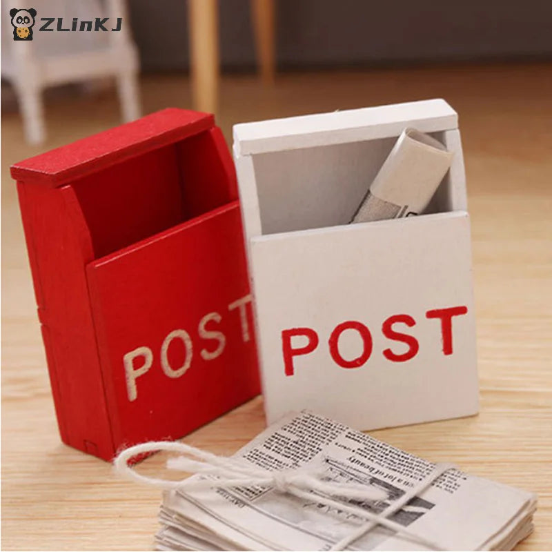 ▶1/12 Dollhouse Miniature Retro Newspaper Set Simulation Model Toys Home Furniture Accessories Zpaxo