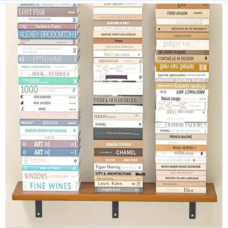Wall Shelves Floating Wood Water Resistant-space Saving Storage Zpaxo