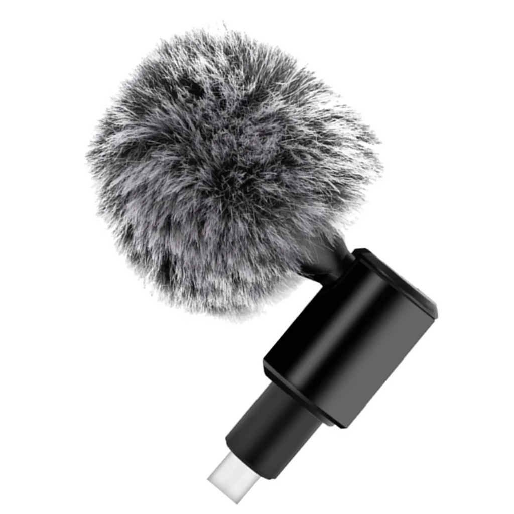 USB C Jack Mobile Phone Single Directional Adjustable Mini Microphone