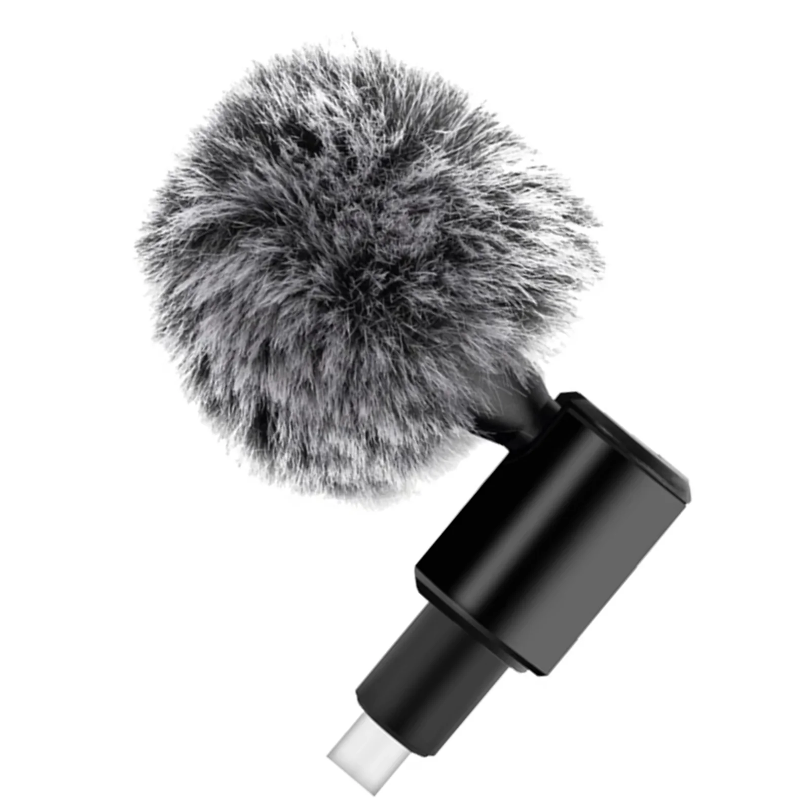 USB C Jack Mobile Phone Single Directional Adjustable Mini Microphone