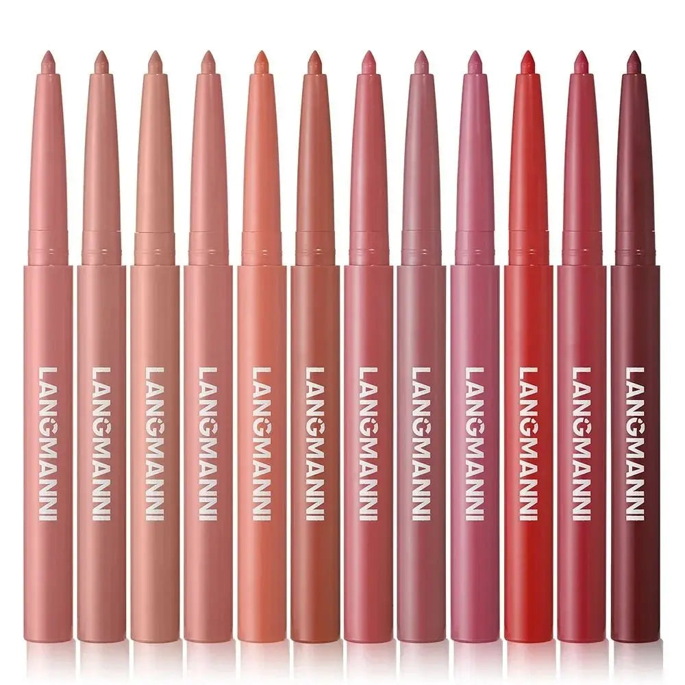12 Colors Matte Lip Liner Pen Sexy Velvet Long Lasting Makeup Zpaxo