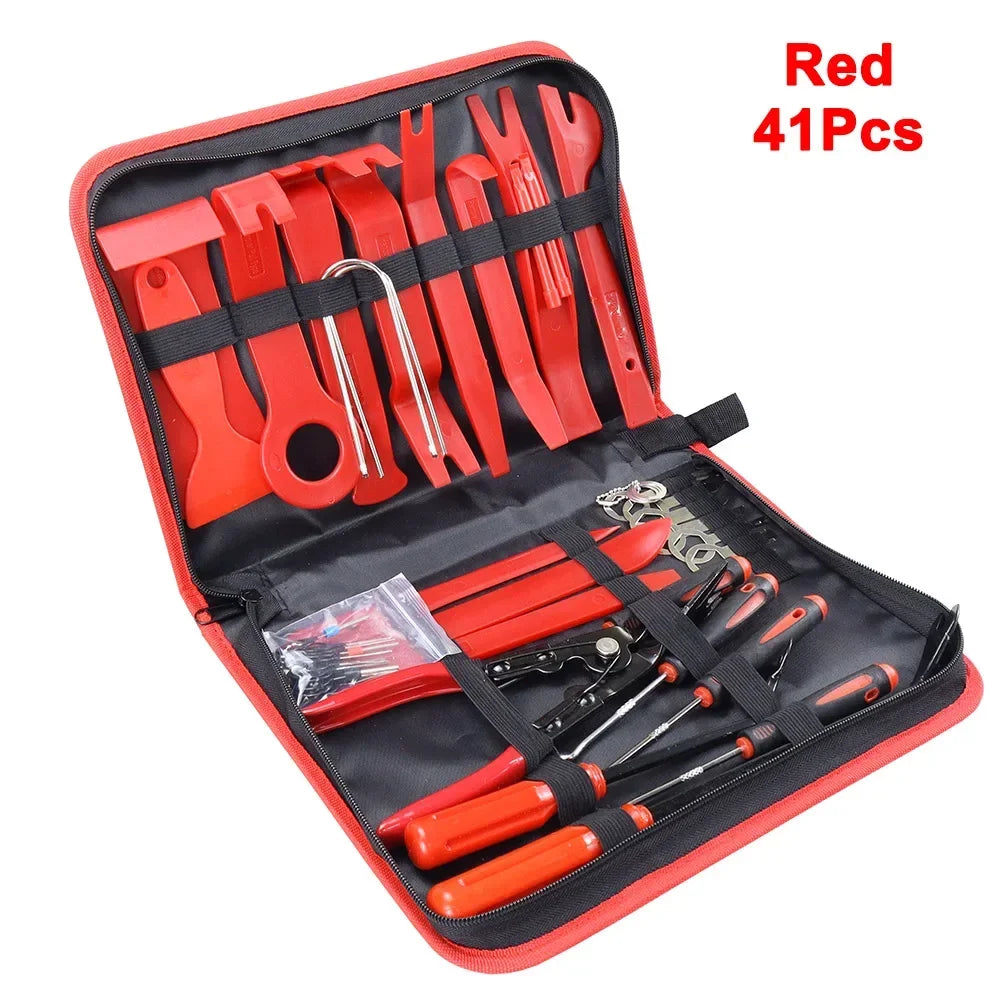 Car Panel Disassembly Tool Door Trim Audio Dashboard Bumper Plastic Zpaxo 41Pcs