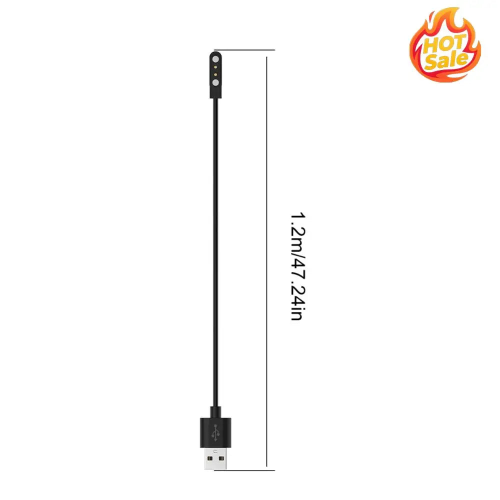 Portable Magnetic Charger Charging Cable 3.9Ft Magnetic USB Charger Cord Adapter Power Dock Compatible with CMF Watch Pro Zpaxo