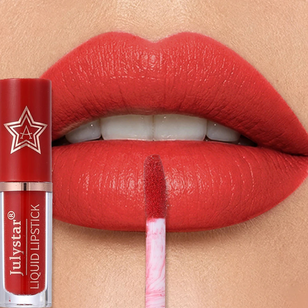 Silky Matte Lip Lacquer Long-Wear Non-Drying Lip Gloss Natural Contour Kiss-Proof Non-Transfer Daily Lip Glaze Beauty Cosmetics Zpaxo 09