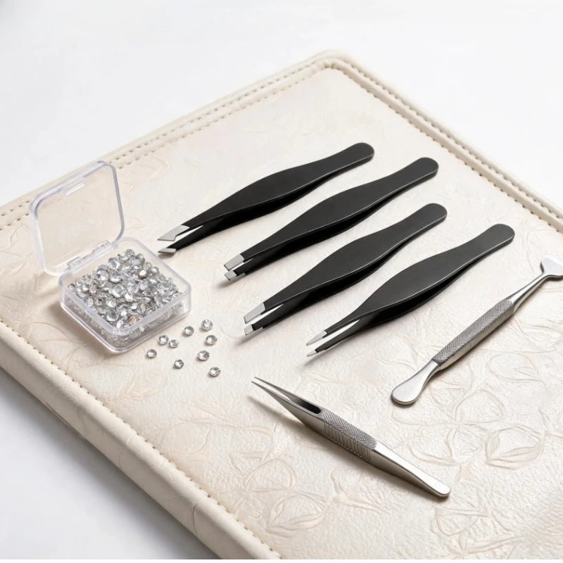 Big Eyebrow Tweezers Professional 4 Precise Plucking Face Hair