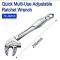 1Pcs Automotive Chassis Repair Pipeline Flange Installation Ratchet Self-tightening Adjustable Crab Claw Wrench Zpaxo A5