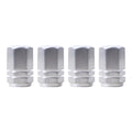 Rims Car Wheel Auto Parts Tyre Stem Air Caps Bolt-in Theftproof Valve Zpaxo silver