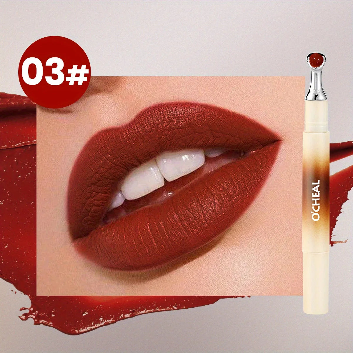Air lip powder, matte lip glaze, lipstick, white lip mud, not easy to stick to the cup lip cream Zpaxo 03