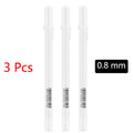 5Pcs White Marker Pens Set Waterproof Permanent DIY Graffiti Pens For Tire Painting Notebook Tyre Tread Oily Environmental Pen Zpaxo 3 x 0.8mm
