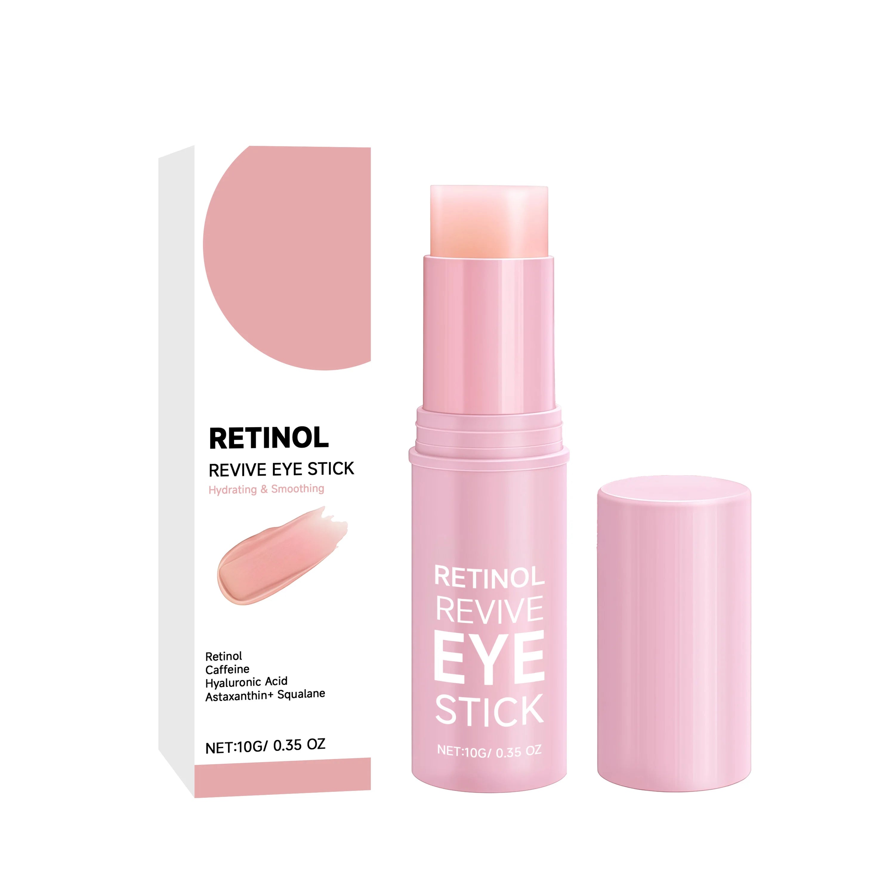 Retinol Eye Cream Stick – Dark Circles & Puffiness Treatment Eye Balm Stick Zpaxo 10g boxed