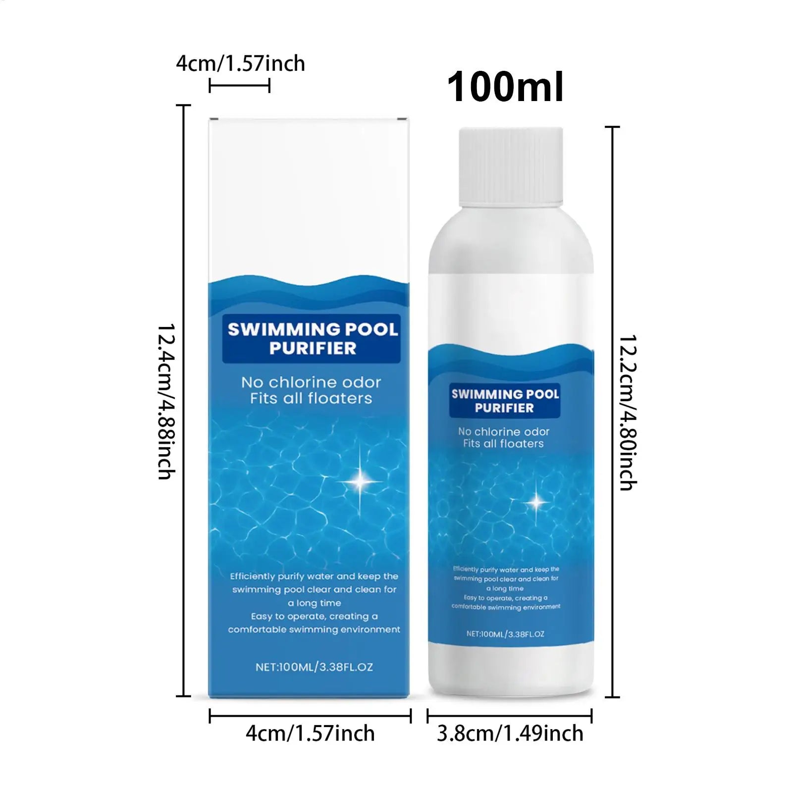 Swimming Pool Clarifier Fast Cleaning Clarifying Solution Quick