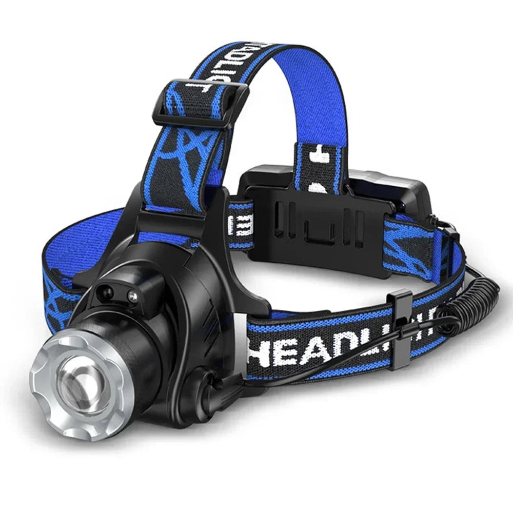 Zoomable LED Headlamp 10W T6 – 3 Modes, Waterproof, Camping