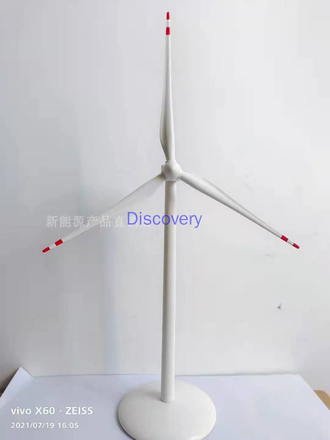 Electric Fan Model Wind Turbine Gift Model Desk Home Decoration Ornament Crafts Zpaxo Default Title