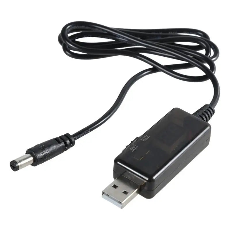 652F USB to Power Cable USB to 8PCS DC-Jack Charging Adapter Cord DC5V to 12V 9V Led Display for Router Mini Fan Speaker Zpaxo