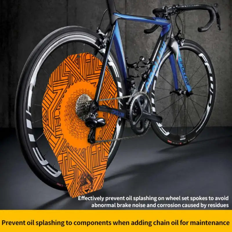 Washing Disc Brake Edge Protection Cover Anti Pollution Cover For Bicycle MTB Mountain Bike Riding Maintenance Car Washing Cover Zpaxo