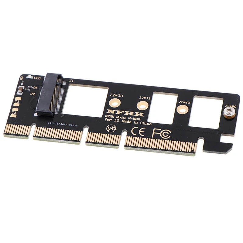 NGFF M Key 2 NVME AHCI SSD PCI-E PCI Express 3 0 16x x4 Adapter Riser