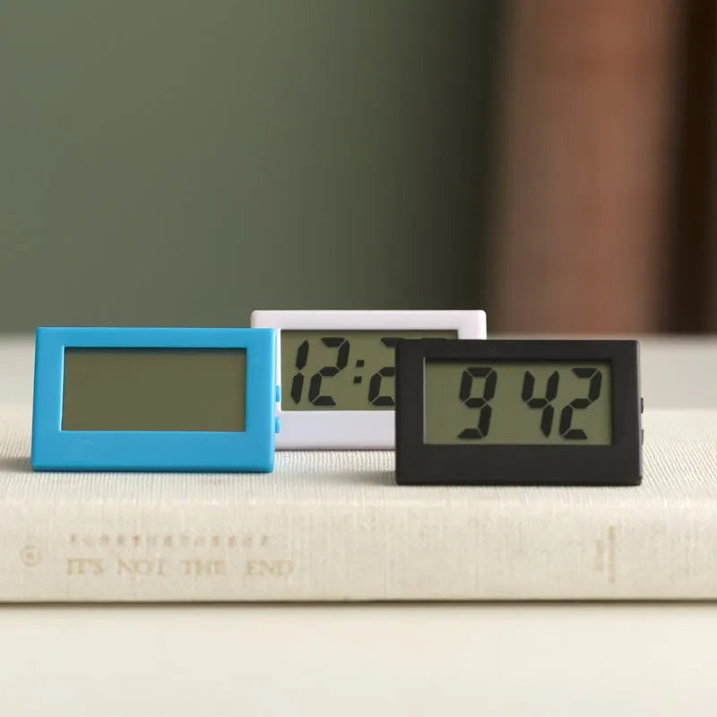 Simple Desktop Clock Mini Digital Small Silent Alarm Car