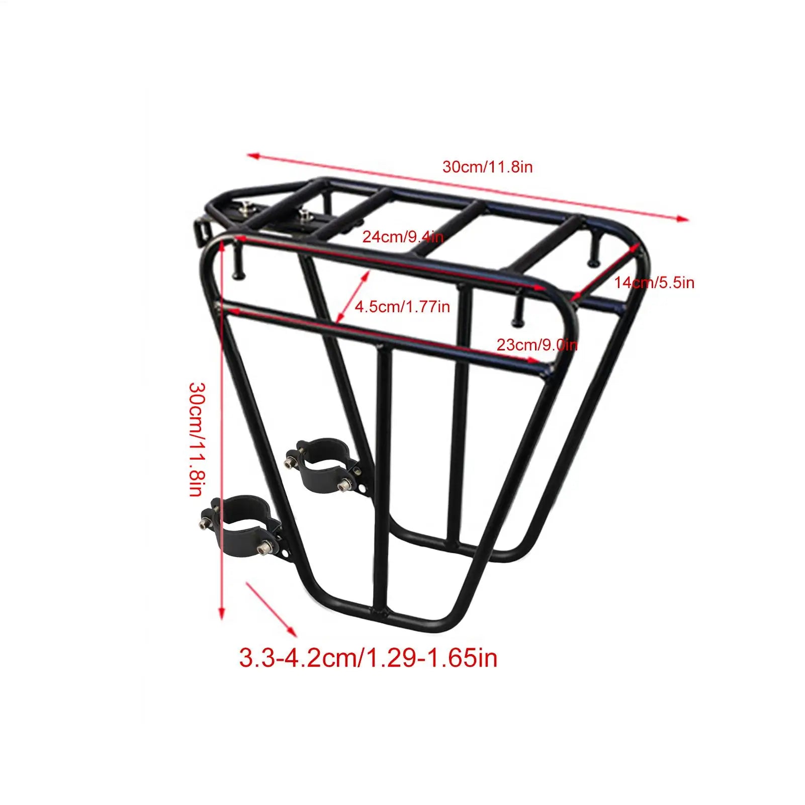 Road Bike Front Rack Stable Bicycles Stand Footstock Luggage Sports