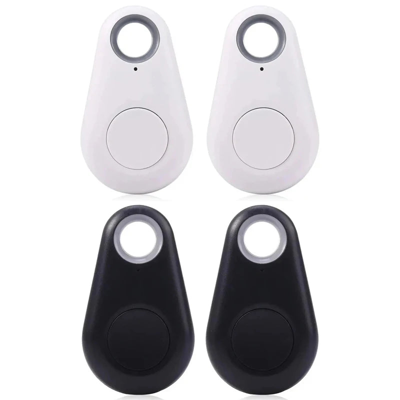 1 Mini GPS Tracker Bidirectional Alarm Keychain Finder Phone Anti Zpaxo 2 Black 2 White