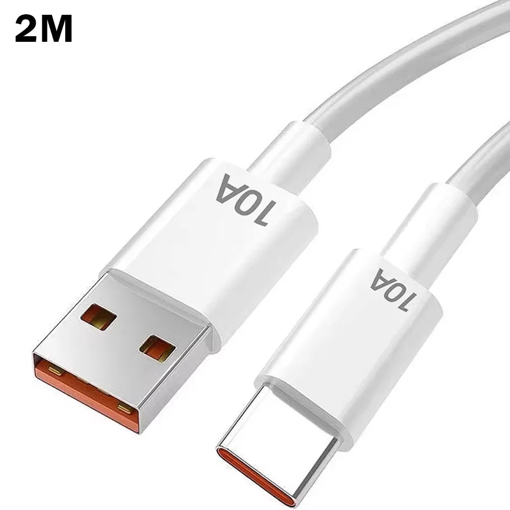 120W 4-Port GaN Fast Wall Charger – USB-C & USB-A USB Wall Charger Zpaxo 2m Type C Cable