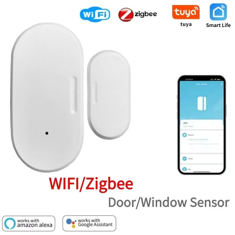 Tuya Door Window Magnetic Sensor Contact Open Closed Detector Smart